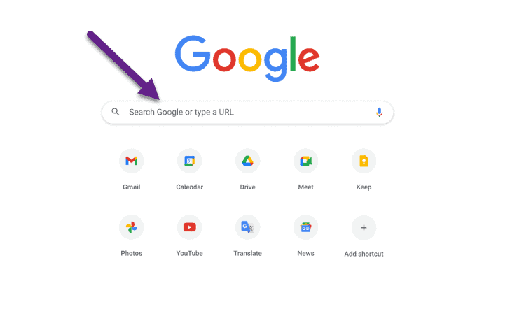 A type google search url or How to